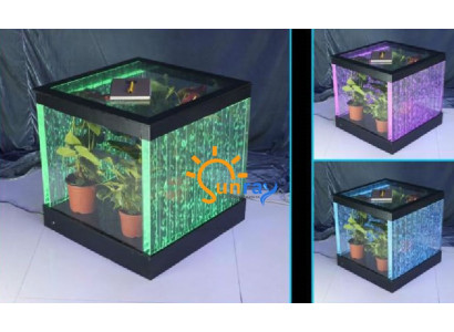 Design Stolik kawowy Kolumny wodne Sofa stoły Podświetlana diodami LED