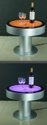 Design Stolik kawowy Kolumna wodna Kolumna wodna Sofa LED Podświetlana