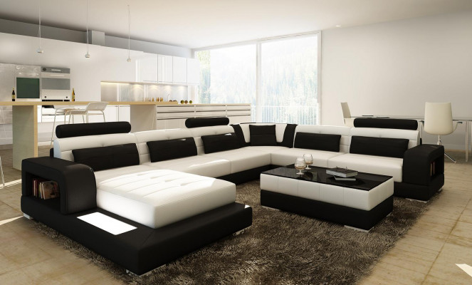 Comfort I style Ty nasz Modern XXL Kształt U Sofa dla Salonu