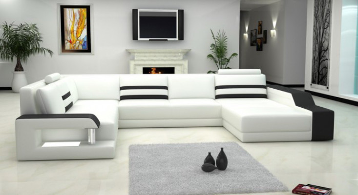 Designerska sofa Narożnikowa kanapa Kanapa Skórzana sofa Podkładka Siedziba Narożnik Ustawić z Licht PHX1