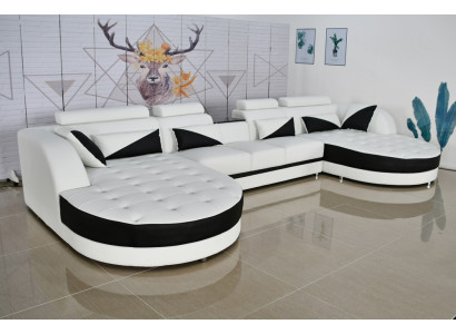Żywy krajobraz Narożnik Sofa Design Nowoczesne Sofy Kanapy Narożnikowa kanapa Kształt U Materiał Couch