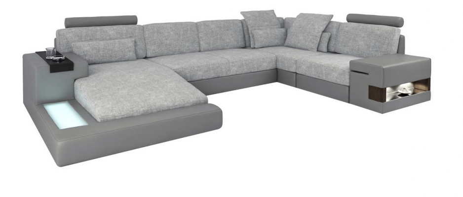 Kształt U Meble Sofa Funkcje Podkładki Włókienniczej Moden Design Narożnikowa kanapa Nowa Sofa