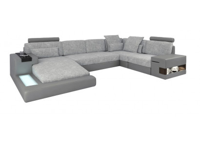 Kształt U Meble Sofa Funkcje Podkładki Włókienniczej Moden Design Narożnikowa kanapa Nowa Sofa