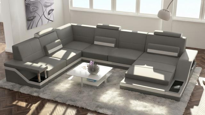 Projektant Kształt U Kanapa Narożnikowa kanapa Podkładka Ustawić zestaw narożny Sofa Żywy krajobraz