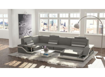 Żywy krajobraz Sofa Podkładka Kanapa Narożnik Narożnikowa kanapa Ustawić Włókienniczy Materiał Skóra Sofy