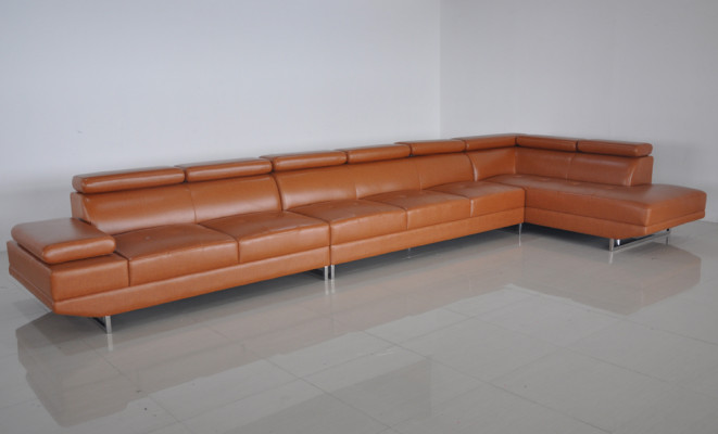 XXL Loung Dream Sofa Kanapa Podkładka Siedziba Ustaw Żywy krajobraz Skóra Narożnik +USB