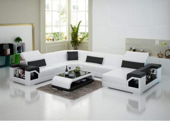 Żywy krajobraz Podkładka Narożnik Narożnik Sofa z USB Ustawić Landscape Skóra