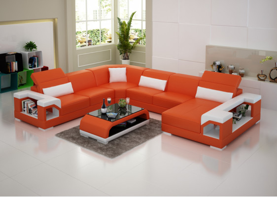 Żywy krajobraz Podkładka Narożnik Narożnik Sofa z USB Ustawić Landscape Skóra
