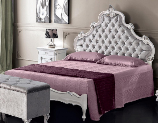 Łóżko Sypialnia Design łóżko Drewno Podwójne łóżko Italian Meble Chesterfield