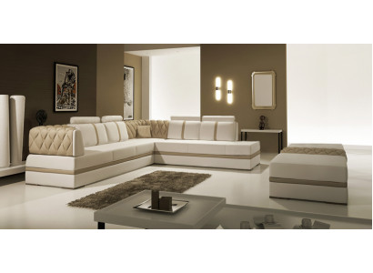 Sofa skórzana kanapa Żywy krajobraz Narożnik kanapa Narożnik Ustaw Design Nowoczesna Sofa Nowość A1128