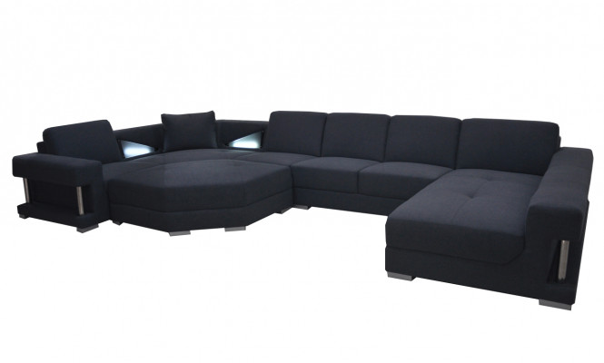 Narożnik Sofa Kanapa Podkładka Narożnik Living Pokój Projektant krajobrazu CouchesTextil A1131-
