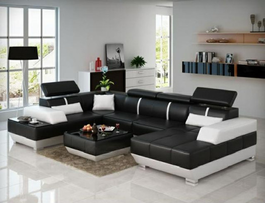 Sofa skórzana + USB,Żywy krajobraz sofa Narożnikowa kanapa kanapa narożna skórzana kanapa plakat Narożnik NOWOŚĆ