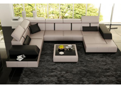 Sofa skórzana + USB Żywy krajobraz Sofa Narożnik kanapa Narożnik Skórzana kanapa Plakat Narożnik Kanapa Nowość