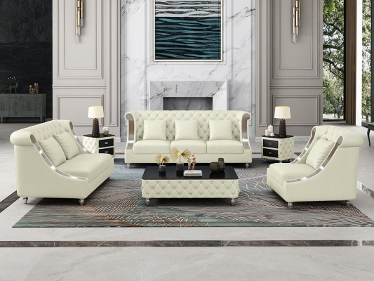 Chesterfield Skórzana Sofa Kanapa Podkładka Kompletny Zestaw Ustawić 6-częściowy. Siedziba Set Skóra