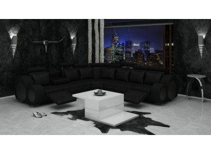 Włókienniczy SOFA z USB DESIGNER SOFA Ustawić Skóra Narożnikowa kanapa Żywy krajobraz Narożnik NOWOŚĆ