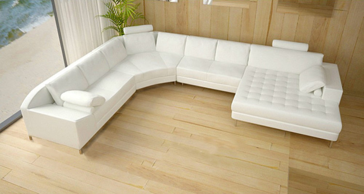 Sofa skórzana kanapa Żywy krajobraz Narożnikowa kanapa Narożnik Ustaw Design Modern Sofa Nowość