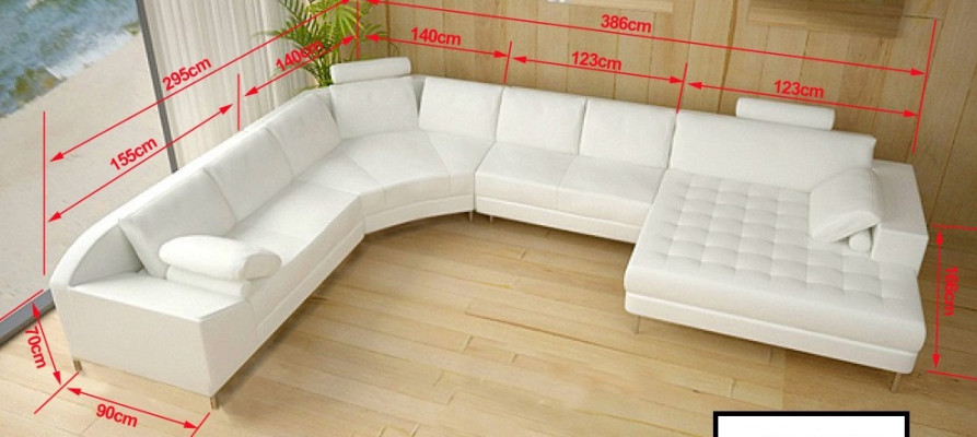 Sofa skórzana kanapa Żywy krajobraz Narożnikowa kanapa Narożnik Ustaw Design Modern Sofa Nowość