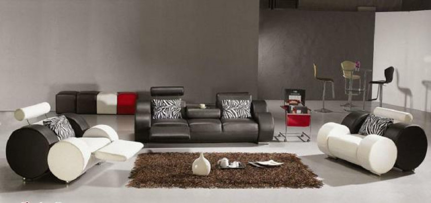 SOFA SKÓRZANA z USB Skóra Ustawiona 3+2+1 miejsce siedzące ZESTAW TAPICEROWANY SOFA PROJEKTANTOWA NOWOŚĆ