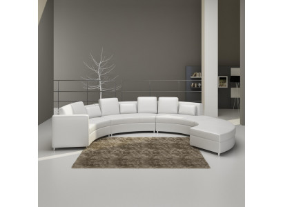 Skórzana sofa kanapa Żywy krajobraz Narożnik kanapa Narożnik Ustaw Design Modern Sofa A1102
