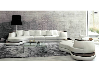 Designerska sofa Narożnikowa kanapa Żywy krajobraz Sofa okrągła Sofa skórzana Kanapa Sofa UForm Royal