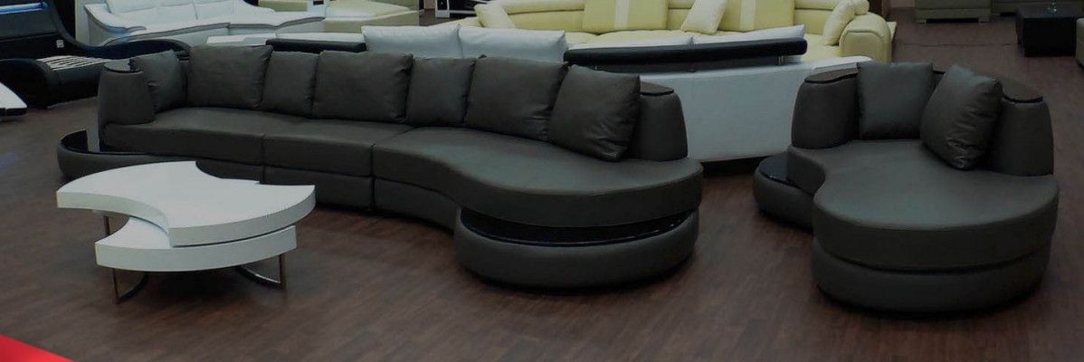 Żywy krajobraz Couch Podkładka Narożnikowa kanapa Island Sofa Sofa skórzana Zestaw narożny Nowość PRII-S