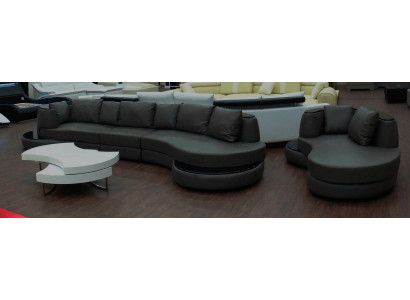 Żywy krajobraz Couch Podkładka Narożnikowa kanapa Island Sofa Sofa skórzana Zestaw narożny Nowość PRII-S