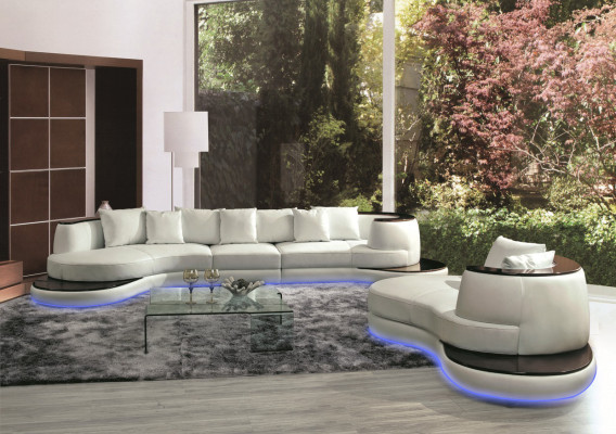 Sofa okrągła z USB Sofa Sofa Okrągły Podkładka Couchen Ustawić Narożnikowa kanapa Siedziba Okrągły Nowość