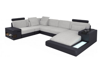 Design Sofy Żywy krajobraz Narożnikowa kanapa Skóra U Shape Sofa Kanapa Podkładka Kanapy Nowość