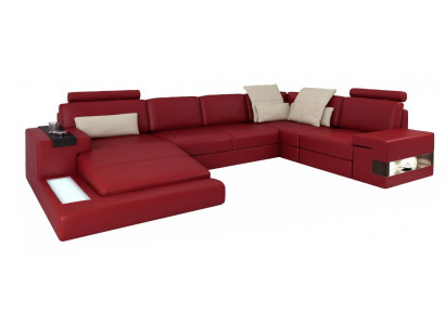 Żywy krajobraz Narożnikowa kanapa Kształt U Couch Siedziba Podkładka Sofa Nowoczesna Sofa Nowość