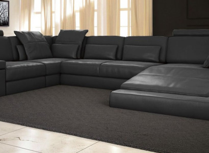 Narożnikowa kanapa Kształt U Couch Design Podkładka Włókienniczy New Żywy krajobrazu funkcja łóżka Materiał