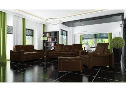 SOFA SKÓRZANA Wykonane na miarę SOFA SOFA 3+2+1 USB COUCH Ustawić ZESTAW TAPICEROWANY Nowość