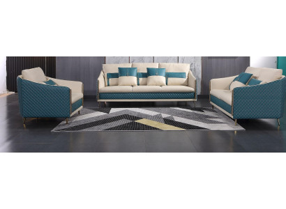 Designerski Zestaw sofowy Sofa Podkładka Obcios Sofy Ekskluzywna skórzana kanapa