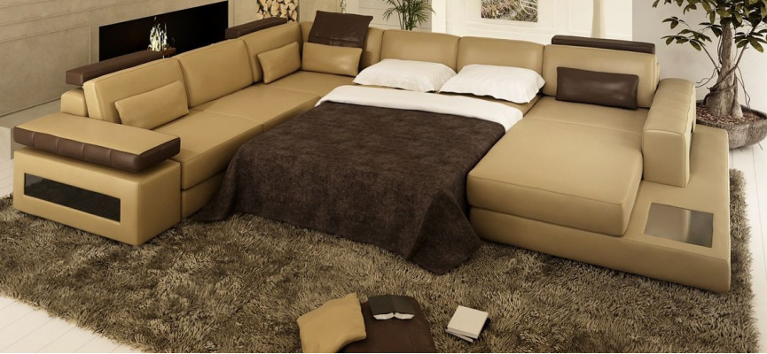 Kształt U Couch Design Podkładka Włókienniczy Narożnik Nowoczesne sofy Żywy krajobraz Narożnikowa kanapa Materiał