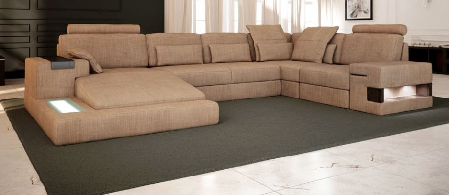 UForm Podkładka Kanapy Włókienniczy Design Illuminated Żywy krajobraz Narożnikowa kanapa Sofa Couch