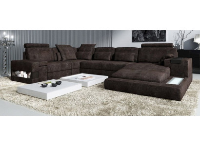 Sofa tekstylna Narożnikowa kanapa w kształcie litery U Sofa nowoczesna Sofa skórzana Sofa Narożnikowa kanapa Podkładka Żywy krajobraz