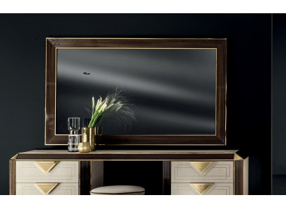 Design Lustro lustro ścienne Modern 110x190 Meble Drewno Rama arredoclassic Nowość