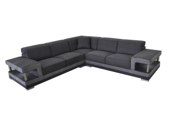 Skóra Narożnik Sofa Kanapa Podkładka Żywy krajobraz Luksusowy Ustaw Narożnik Sofy
