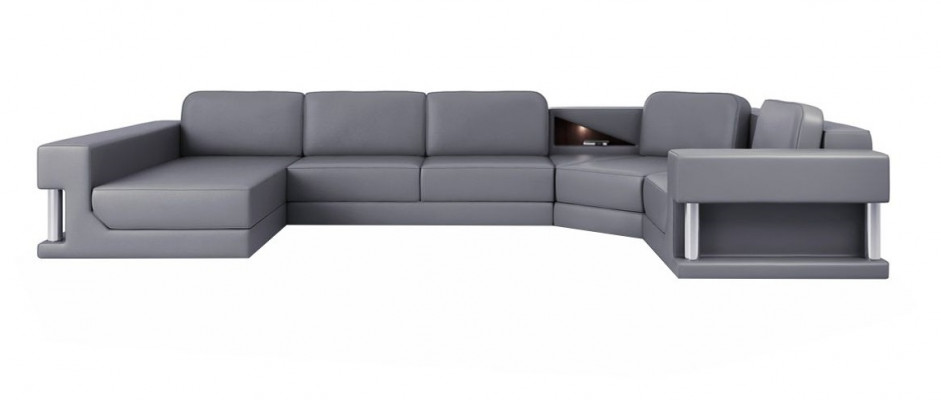 Żywy krajobraz U Form Narożnik Sofa Kanapa Podkładka Narożnik Skóra Sofa Couchen Meble Nowość