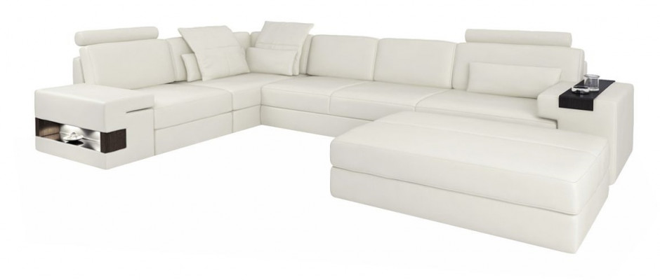 Designerska Sofa Podkładka Kanapa Narożnikowa kanapa z Stołek Ustawić Żywy krajobraz w kształcie litery L