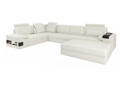 Designerska Sofa Podkładka Kanapa Narożnikowa kanapa z Stołek Ustawić Żywy krajobraz w kształcie litery L