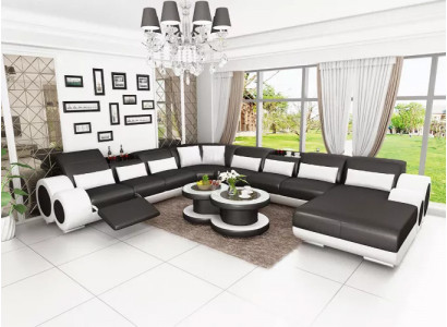Zestaw narożny Żywy krajobraz Narożnikowa kanapa Sofa Design Couch Sofy Kanapy Tabela 2-częściowe.