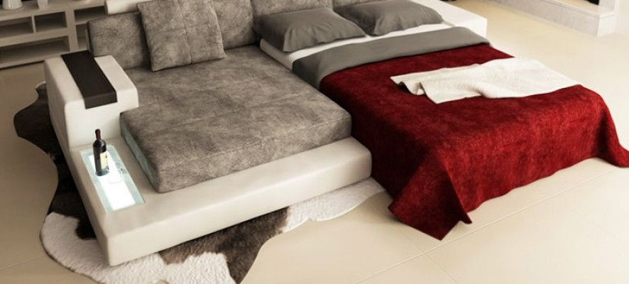 Narożnikowa kanapa salonowa w kształcie litery L Podkładka sofa tekstylna skórzana NOWOŚĆ Nowoczesna