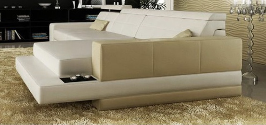 Narożnik kanapa Kanapa Podkładka Żywy krajobraz Narożnik Narożnik Skóra Sofa Czarny L Shape