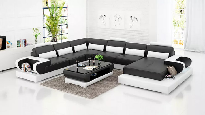 Zestaw narożny Narożnikowa kanapa Sofa Kanapa Podkładka Sofy Nowe Kanapy Żywy krajobraz Designer