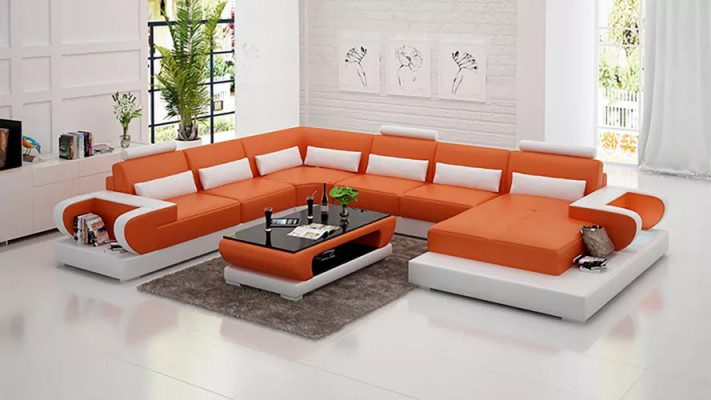 Zestaw narożny Narożnikowa kanapa Sofa Kanapa Podkładka Sofy Nowe Kanapy Żywy krajobraz Designer