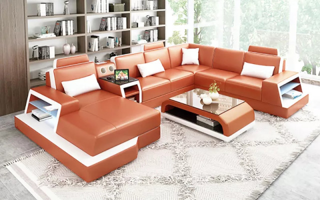Design Żywy krajobraz Narożnikowa kanapa Sofa Kanapa Sofy Zestaw narożny Kanapy Nowa Podkładka