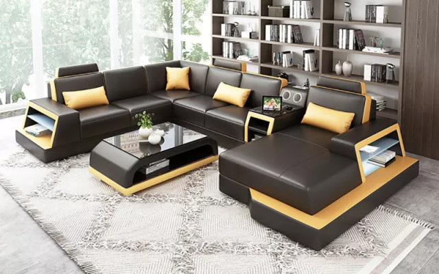 Design Żywy krajobraz Narożnikowa kanapa Sofa Kanapa Sofy Zestaw narożny Kanapy Nowa Podkładka