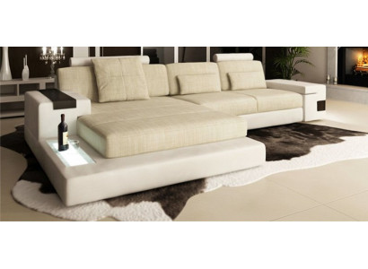 L-forma funkcji łóżka Sofy Tekstylne Skórzane Sofy Kanapy Sofa do spania Design Narożnikowa kanapa