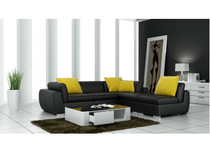Sofa skórzana kanapa Żywy krajobraz Narożnik kanapa Narożnik Ustawić Design Nowoczesna Sofa F3014 Nowość