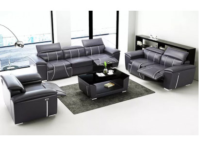 Zestaw sofowy 321 miejsce do siedzenia Zestaw Design Sofa Kanapy Podkładka Kanapa Modern Tabela Nowość